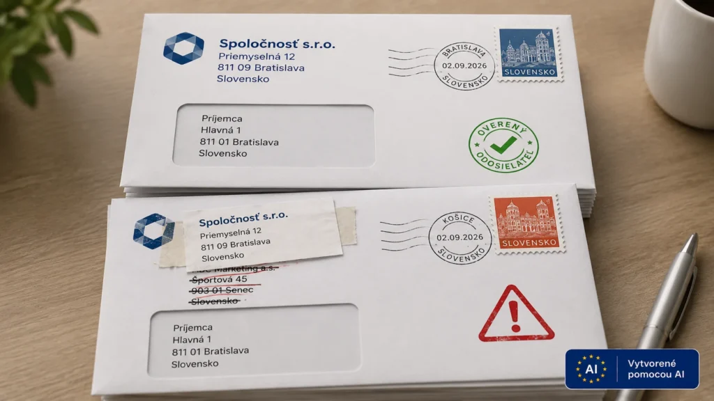 Firemný e-mail prechádza kontrolou SPF, DKIM a DMARC, ktorá pomáha overiť jeho odosielateľa a chrániť firemnú doménu pred zneužitím.